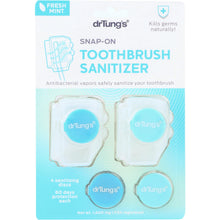 Load image into Gallery viewer, DR TUNGS: Snap-On Toothbrush Sanitizer, 2 pc