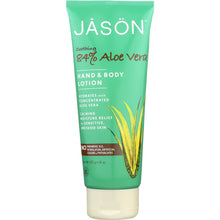 Load image into Gallery viewer, JASON: Hand &amp; Body Lotion Soothing 84% Aloe Vera, 8 oz