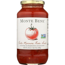 Load image into Gallery viewer, MONTE BENE: Sauce Pasta Garlic Marinara, 24 oz