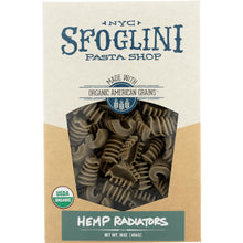 Load image into Gallery viewer, SFOGLINI: Organic Hemp Radiators Pasta, 16 oz