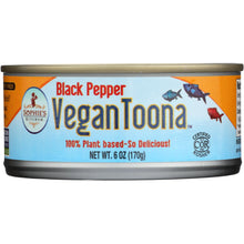 Load image into Gallery viewer, SOPHIES KITCHEN: Vegan Toona Black Pepper Can, 6 oz