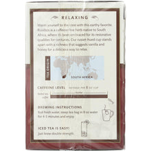Load image into Gallery viewer, CHOICE ORGANIC TEAS: Organic Rooibos Herbal Tea 16 Tea Bags, 1.27 Oz