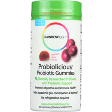 Load image into Gallery viewer, RAINBOW LIGHT: Probiolicious Probiotic Gummies Berry, 50 Gummies