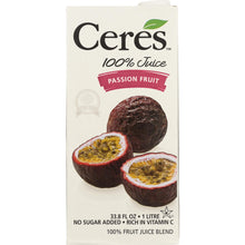 Load image into Gallery viewer, CERES: JUICE PASSION FRUIT (33.800 FO)