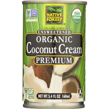 Load image into Gallery viewer, NATIVE FOREST: Organic Coconut Cream Premium Unsweetened, 5.4 oz