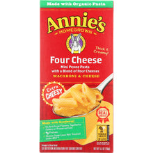 Load image into Gallery viewer, ANNIES HOMEGROWN: Macaroni &amp; Cheese Four Cheese, 5.5 oz