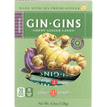 Load image into Gallery viewer, THE GINGER PEOPLE: Gin Gins Original Chewy Ginger Candy, 4.5 oz