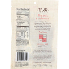 Load image into Gallery viewer, TRUE JERKY: Jerky Beef BBQ Korean, 2.25 oz