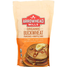 Load image into Gallery viewer, ARROWHEAD MILLS: Organic Buckwheat Pancake and Waffle Mix, 26 oz