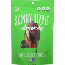 Load image into Gallery viewer, SKINNY DIPPED ALMONDS: ALMOND ESPRESSO DPD POUCH (3.500 OZ)