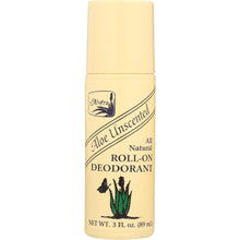 Load image into Gallery viewer, ALVERA: All Natural Roll-On Deodorant Aloe Unscented, 3 oz