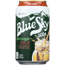 Load image into Gallery viewer, BLUE SKY: Zero Sugar Soda Cola 6-12oz, 72 oz