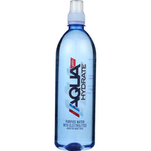 Load image into Gallery viewer, AQUA HYDRATE: Water Electrolyte Enhanced 2x More Electrolytes Than Leading Electrolyte-Enhanced Water, 700 ml