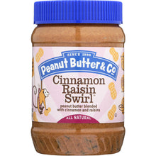 Load image into Gallery viewer, PEANUT BUTTER &amp; CO: Peanut Butter Cinnamon Raisin Swirl, 16 oz