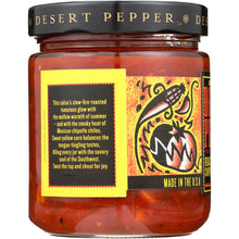 Load image into Gallery viewer, DESERT PEPPER: Roasted Tomato Chipotle Corn Medium Hot Salsa, 16 oz