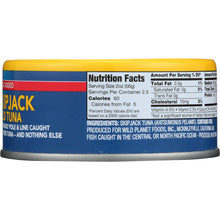 Load image into Gallery viewer, WILD PLANET: Tuna Wild Skipjack Light No Salt, 5 oz