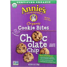 Load image into Gallery viewer, ANNIES HOMEGROWN: Organic Cookie Bites Chocolate Chips, 6.5 oz