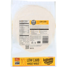 Load image into Gallery viewer, LA TORTILLA:  Factory Whole Wheat Low Carb Tortillas, 13 oz