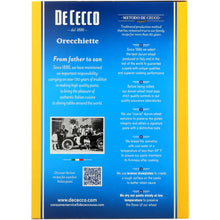 Load image into Gallery viewer, DE CECCO: Pasta Orecchiette, 16 oz