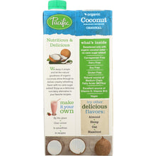 Load image into Gallery viewer, PACIFIC FOODS: Organic Coconut Original Non-Dairy Beverage, 32 oz