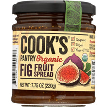 Load image into Gallery viewer, COOKS PANTRY: Organic Fig Fruit Spread, 7.75 oz
