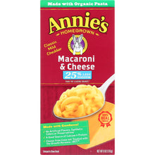 Load image into Gallery viewer, ANNIES HOMEGROWN: Macaroni &amp; Cheese Low Sodium, 6 oz