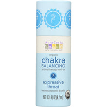 Load image into Gallery viewer, AURA CACIA: Chakra Balancing Aromatherapy Roll On Expressive Throat, 0.31 oz