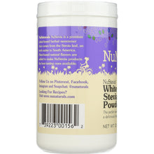 Load image into Gallery viewer, NUNATURALS INC: White Stevia Powder Sweetener, 12 oz