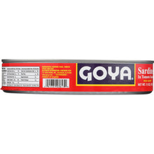 Load image into Gallery viewer, GOYA: Sardines In Tomato Sauce, 15 oz