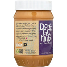 Load image into Gallery viewer, DONT GO NUTS: Soy Butter Slightly Sweet Organic, 16 oz