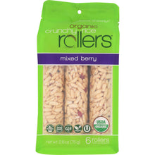 Load image into Gallery viewer, BAMBOO LANE: Organic Crunchy Rice Rollers Pouch Mixed Berry, 2.6 oz