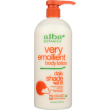 Load image into Gallery viewer, ALBA BOTANICA: Very Emollient Body Lotion Daily Shade SPF 15, 32 oz