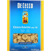 Load image into Gallery viewer, DE CECCO: Pasta Orecchiette, 16 oz
