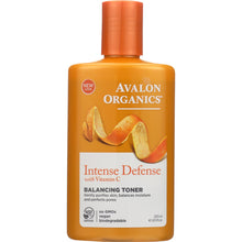 Load image into Gallery viewer, AVALON ORGANICS: Intense Defense Vitamin C Balancing Toner, 8.5 oz