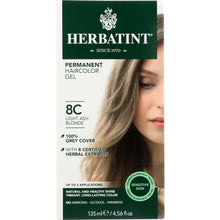 Load image into Gallery viewer, HERBATINT: Hair Color 8c Ash Blonde Lite, 4.56 oz