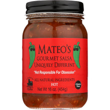 Load image into Gallery viewer, MATEO'S: Gourmet Hot Salsa, 16 Oz