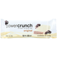 Load image into Gallery viewer, POWER CRUNCH: Bar Cookies &amp; Cream, 1.4 oz