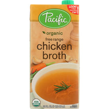 Load image into Gallery viewer, PACIFIC FOODS: Organic Chicken Broth Free Range, 32 oz