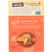 Load image into Gallery viewer, BACK TO NATURE: Pink Himalayan Salt Multigrain Flatbread Cracker, 5.5 oz
