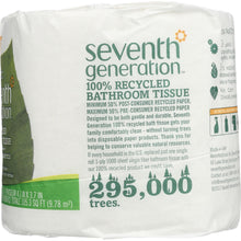 Load image into Gallery viewer, SEVENTH GENERATION: Bathroom Tissue 1 ply 1000 Sheets Per Roll, 1 ea