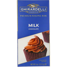 Load image into Gallery viewer, GHIRARDELLI: Premium Baking Bar Milk Chocolate, 4 oz