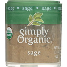 Load image into Gallery viewer, SIMPLY ORGANIC: Mini Sage Ground, .21 oz