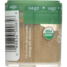 Load image into Gallery viewer, SIMPLY ORGANIC: Mini Sage Ground, .21 oz