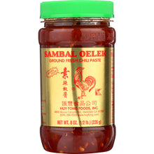 Load image into Gallery viewer, HUY FONG: Sambal Oelek Ground Fresh Chili Paste, 8 oz