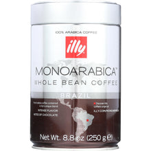 Load image into Gallery viewer, ILLYCAFFE: Coffee Arabica Brazil Wholebean, 8.8 oz