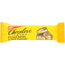 Load image into Gallery viewer, CHOCOLOVE: Dark Chocolate Bar Almond Toffee, 1.41 oz