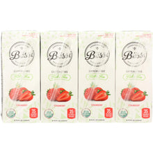 Load image into Gallery viewer, BOSSI: Caffeine Free Organic Kids Tea Strawberry 8 x 6.75 fl oz, 54 fl oz