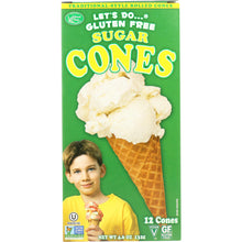 Load image into Gallery viewer, LET'S DO: Gluten Free Sugar Cones, 4.6 oz