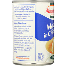 Load image into Gallery viewer, MANISCHEWITZ: Condensed Soup Matzo Balls in Chicken Broth, 10.5 Oz