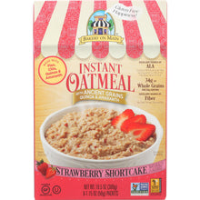Load image into Gallery viewer, BAKERY ON MAIN: Instant Oatmeal Gluten Free Strawberry Shortcake, 10.56 oz